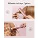 Professional 2-in-1 Hair Straightener and Curler - Titanium Flat Iron for All Hairstyles - 1 Inch Rose Gold - Dual Voltage - Ideal for Thick Hair - Buy Online on GoSupps.com