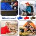 Fleece Sleeping Bag Liner - 3 Pcs, 75 Inch, Adult Size, Cold Weather, Zippered Camping Blanket - Travel Backpacking, Kids, Assorted Colors - Buy Online on GoSupps.com