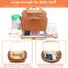 Beaulyn Leather Diaper Bag Backpack - 5-in-1 Travel & Tote w/Changing Pad | Large Capacity Brown - Buy Online on GoSupps.com