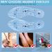Foot Massage Insoles for Men & Women - Magnetic Acupressure Inserts for Reflexology & Pain Relief - Breathable & Adjustable TPR Insoles (28-30cm - Buy Online on GoSupps.com