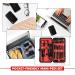 Kichly 18-Part Manicure Set for Women & Men - Nail Tools & Accessories with Travel Case - Nail Clip Set & Scissors (Red/Black) - Buy Online on GoSupps.com