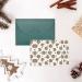 YYHHAOFA Dark Green Cookies Food Chocolate Chip Biscuits Pearl Paper Holiday Card Greeting Card Suitable For Christmas Party Invitations Dark Green One Size - Buy Online on GoSupps.com