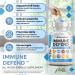 Immune Defense Support Supplement 8 in 1 w/ Zinc 50mg Quercetin Vit C 1000mg Vitamin D3 5000 IU Elderberry Turmeric Curcumin Ginger Echinacea - Immunity System Booster Adults Vegan - 60Ct (2) - Buy Online on GoSupps.com