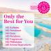 Pink Stork Pregnancy Bath Flakes - Magnesium & Dead Sea Salts for Soothing Soaks | Unscented Paraben-Free | 2 lbs - Essential Pregnancy Must Haves - Buy Online on GoSupps.com