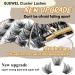 QueWEL Individual Eyelash Clusters Mega D Curl Mix 8-16mm 144 Segments for DIY Extensions Premium Individual Eyelashes - Buy Online on GoSupps.com