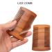 Australian Rosewood Double Sided Lice & Beard Comb | Fine Toothed Grate Comb for Grooming | International Shipping - Buy Online on GoSupps.com