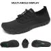 SAGUARO Unisex Bathing Shoes - Breathable Thick Sole (Size 36-46 EU) | Deep Black | International Shipping Available - Buy Online on GoSupps.com