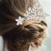 FRCOLOR Accessories bangs comb hair flowers for women wedding bridal headpieces for wedding hair accessories for women wedding hair combs headband rhinestones aluminum alloy Flowers - Buy Online on GoSupps.com
