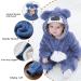 Doladola Unisex Baby Animal Romper - Spring/Autumn Flannel One Piece Pyjamas (12-18 Months, Bluekoala) - Buy Online on GoSupps.com