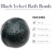 Michelle's Creatives Black Velvet Bath Bomb - Moisturizing Large 4.5 oz Shower Bombs for Women and Men - Safe Ingredients for Relaxation - Buy Online on GoSupps.com