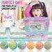 Unicorn Bath Bombs for Girls - 6 Pack with Jewelry Inside & Gift Box - Natural & Organic, Skin Moisturizing Bath Bombs for Kids - Birthday Gift - Buy Online on GoSupps.com