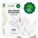 Gaxcoo | 100% Premium Cotton Moisturizing Gloves for Dry Hands & Eczema | Overnight Lotion, Sleep & Spa Treatment for Women & Men | Reusable, Washable - Free Washing Bag, Wristband (White - 3 Pairs)