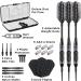 Viper Bobcat Adjustable Weight Soft Tip Darts - Black Coated Brass - 16 Grams - Purple Rings - Travel Case - Adjustable to 18/19 Grams - Buy Online on GoSupps.com