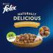 Felix Naturally Delicious Cat Food - Wet Variety Pack with Vegetables in Jelly (6 x 80g) - International Shipping Available - Buy Online on GoSupps.com
