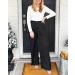 Vetinee High Waisted Wide Leg Dress Pants for Women | Business Office Trousers with Pockets | Black - Buy Online on GoSupps.com