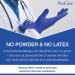 Blue Nitrile Medical Exam Gloves - Latex Free, Powder Free, Food Safe, 3 Mil Thickness, Size Medium - Buy Online on GoSupps.com