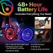 Brightz LED Bike Wheel Lights - Pack of 2 Tire Lights for Front and Back - Colorful Bicycle Decoration Accessories - Fun for Kids & Adults - Blue - Buy Online on GoSupps.com