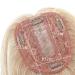 10 Inch 100% Remy Human Hair Clip in Topper Silk Base Toppee Hand-made Hairpiece for Women - Middle Part, 120% Density, #18P613 Ash Blonde&Bleach Blonde - 35g - Buy Online on GoSupps.com