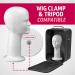 15 Styrofoam Wig Head Mannequin for Women's Wigs & Hats - Large Display Stand by Adolfo Designs - Buy Online on GoSupps.com