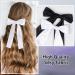 2 Pack Hair Bows for Girls and Women Large Bow Hair Clips Hair Barrette with Long Silky Satin White Hair Accessories for Girls(White) - Buy Online on GoSupps.com