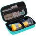 Canboc Hard Carrying Case for Asthma Inhaler Inhaler Spacer for Adults and Kids Masks Travel Inhaler Case with Mesh Pocket fit Packets of Medication and Other Essentials Mint Green (CASE ONLY) Mint Green+Black