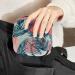 Portable Palm Pattern Sanitary Napkin Storage Bag for Women & Teens | Zippered Menstrual Cup Pocket - Buy Online on GoSupps.com