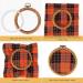Caydo 4 Pieces 3.2 Inch Imitated Wood Embroidery Hoops for Art Craft and Sewing - Buy Online on GoSupps.com