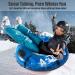 47 Inch Inflatable Snow Tube - Heavy Duty Sled with 0.8mm Thick Material - Winter Leisure Tube for Kids & Adults - Blue - Buy Online on GoSupps.com