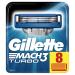Gillette Mach3 Turbo Razor Blades for Men  Pack of 8 Turbo 8 Count (Pack of 1)
