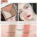 Blushers for Cheeks Make Up Highlighter Palette 3-tone Blusher for Warm Glowing Highlighter Makeup Contour Palette With Mirror & Brush For Highlighting and Contouring(02) 02 120 g (Pack of 1) - Buy Online on GoSupps.com