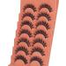 Goddenus H-flat Wispy Fluffy 15mm Natural Mink False Eyelashes - 7 Pairs, CC Curl, Reusable Short Strip Doll Lashes - Wet Look Extensions - Buy Online on GoSupps.com