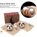 2-Piece 50mm Solid 304 Stainless Steel Hand Balls for Rehabilitation & Fitness - Massager for Effective Exercise - Buy Online on GoSupps.com
