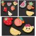 6 Pieces Cute Hair Clips Embroidery Fruit Hair Clips Children Hairpin Cute Hair Bows for Girls Kids Women Accessories - Buy Online on GoSupps.com