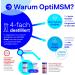 KALA HEALTH OPTIMSM MSM Powder 1000g - Pure Methylsulfonylmethane Supplement for Joints Skin Hair & Nails - Organic Sulfur 1 kg Pack No Additives - International Shipping Available - Buy Online on GoSupps.com