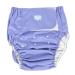 Reusable diaper for adults diaper for adults reusable washable adjustable soft diaper fast -drying for people with incontinence in the event of disabilities without use (purple)
