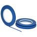 3 Pack 1/4 inch x 60yd STIKK Blue Painters Tape 14 Day Easy Removal Trim Edge Thin Narrow Finishing Masking Tape (.25 in 6MM) 3 Pack Blue