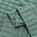 Mimixiong 100% Cotton Knit Swaddle Baby Blanket - Cozy & Soft for Newborn Boys and Girls - Dark Green 100x80cm - Waffle - Buy Online on GoSupps.com