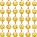 30 Pieces 2.36 Inch Plastic Gold Olympic Medals for Awards Sports Medal for Kids Adults Soccer Medal Football Medals for Awards Gymnastics Winner Award Medals Competition Birthday Party Favors