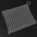 LAMELLIS Cast Iron Cleaner -Premium 316 Stainless Steel Chainmail Scrubber 8x6 Inch - Buy Online on GoSupps.com