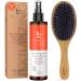 Beauty by Earth Sea Salt Spray for Hair Made From Natural & Organic Ingredients and Boar Brush with Pins Texturing Spray for Men & Women