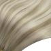 FSHINE 14 Clip-In Real Hair Extensions - 35cm Walnut Brown to Ash Blonde 120g 7 Pieces - Buy Online on GoSupps.com