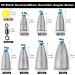 Vepepe 50-Piece Texas & Carolina Rig Set - 7 Sizes 0.12 to 1.06 OZ Fishing Weights Dropshot Lead 100 Grain Fish Beads & 20 Swivels - International Shipping Available - Buy Online on GoSupps.com