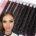 LVMIXWIG 200PCS Eyelash Extensions Set - Fluffy Individual Lashes Thick Lash Clusters Bond & Seal Kit for Dramatic Look - Buy Online on GoSupps.com