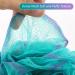 BTYMS Loofah Sponge Set of 4 - Exfoliating Shower Poufs for Body Wash & Bath Scrubbing | 60 Gram Bath Scrunchies - Buy Online on GoSupps.com