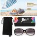 JM Classic Bifocal Reading Glasses - Stylish Black Square Gradient Sunglasses for Women 1.75x Magnification - Buy Online on GoSupps.com