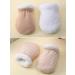 Blulu 3 Pairs Newborn Warm Cotton Mittens for Baby Winter (0-12 Months) - Buy Online on GoSupps.com