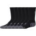 Under Armour Youth Resistor 3.0 Crew Socks 6-Pack Black/Graphite - Small Size - Buy Online on GoSupps.com