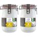lm hle Solling Coconut Oil - Organic & Naturland & Fair - in a swing top jar 2x1000ml Set 1 l (pack of 2)