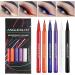 Matte Eyeliner Pencil Set | Liquid for Long Lasting Eye Liners Girls Makeup Supplies for Stage Performance Gathering Halloween Dating Traveling Pochy - Buy Online on GoSupps.com