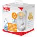 NUK First Choice+ Baby Bottles Set 0-6 Months | Temperature Control & Anti Colic Vent | 150 ml BPA-Free | Latex Teat Safari Beige | 4-Pack Animals - 1 Pack - Buy Online on GoSupps.com